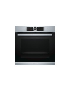 Bosch HRG6753S2 forno 71 L A Nero, Acciaio inossidabile