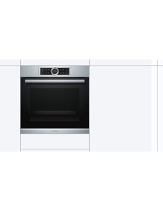 Bosch HRG6753S2 forno 71 L A Nero, Acciaio inossidabile 2