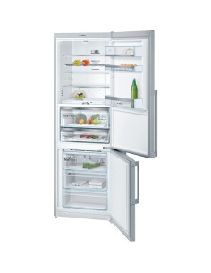 Bosch Serie 8 KGF49PI40 frigorifero con congelatore Libera installazione 413 L Acciaio inossidabile