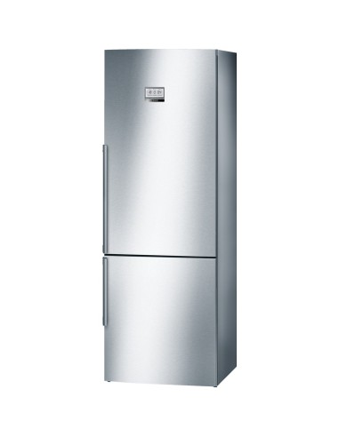 Bosch Serie 8 KGF49PI40 frigorifero con congelatore Libera installazione 413 L Acciaio inossidabile