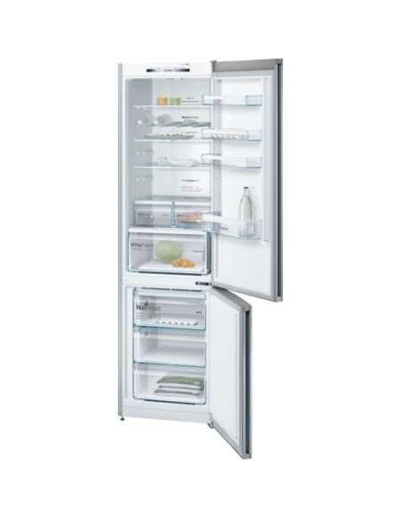 Bosch Serie 4 KGN39VL35 frigorifero con congelatore Libera installazione 366 L Acciaio inossidabile