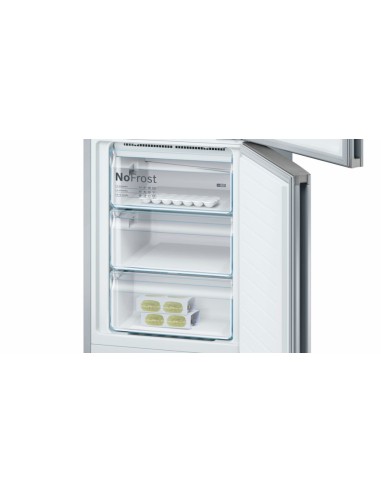 Bosch Serie 4 KGN39XI47 frigorifero con congelatore Libera installazione 366 L Acciaio inossidabile
