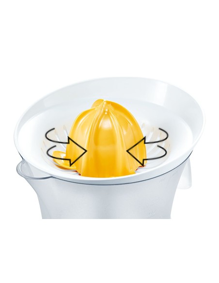 Bosch MCP3000N spremiagrumi Spremiagrumi manuale 25 W Bianco, Giallo