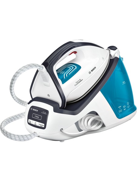 Bosch Serie 4 TDS4050 ferro da stiro a caldaia 2400 W 1,4 L Piastra Ceranium Glissée Blu, Bianco