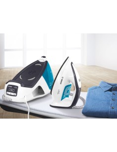 Bosch Serie 4 TDS4050 ferro da stiro a caldaia 2400 W 1,4 L Piastra Ceranium Glissée Blu, Bianco 2