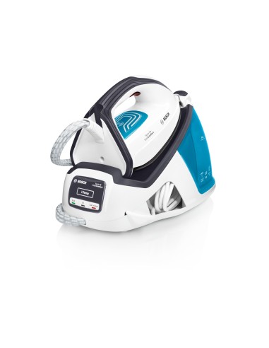 Bosch Serie 4 TDS4050 ferro da stiro a caldaia 2400 W 1,4 L Piastra Ceranium Glissée Blu, Bianco