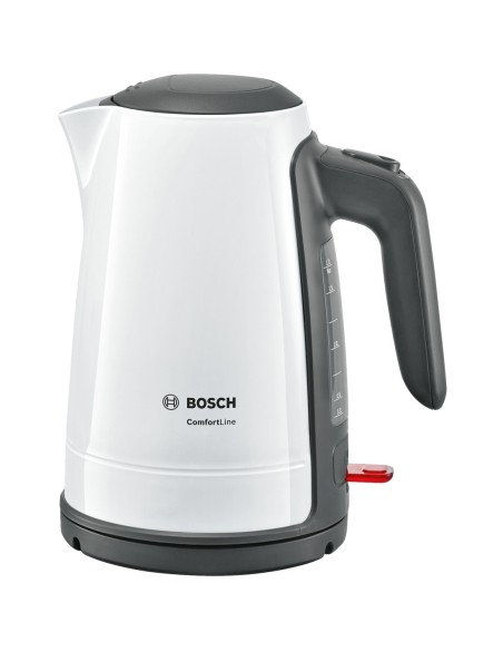 Bosch TWK6A011 bollitore elettrico 1,7 L 2400 W Grigio talpa, Bianco