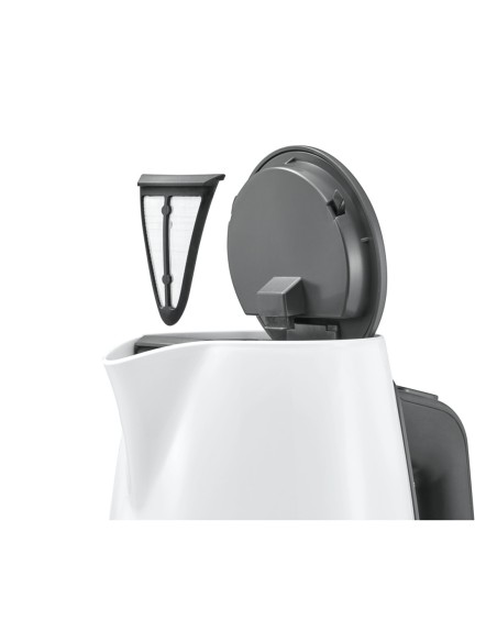 Bosch TWK6A011 bollitore elettrico 1,7 L 2400 W Grigio talpa, Bianco