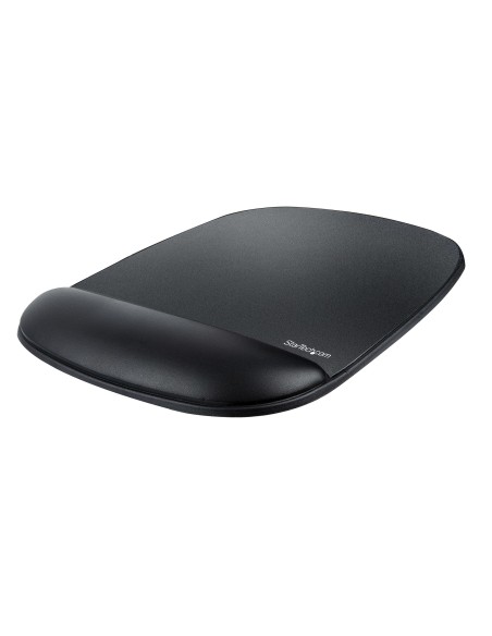 StarTech.com Tappetino per mouse con poggiapolso (17x18x2cm) - Tappetino per mouse ergonomico con supporto per il polso, Mouse