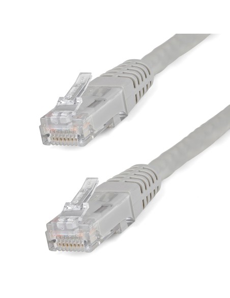 StarTech.com Cavo patch UTP RJ45 Cat6 Gigabit modellato grigio 15 m Cat 6 - Cavo patch 15 m