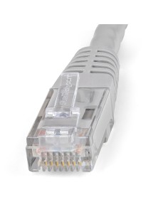 StarTech.com Cavo patch UTP RJ45 Cat6 Gigabit modellato grigio 15 m Cat 6 - Cavo patch 15 m 2