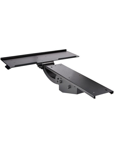 StarTech.com Porta tastiera estraibile per scrivania - Ripiano scorrevole sotto scrivania per tastiera PC - Mensola ergonomica