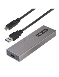StarTech.com Box SSD M2 NVME - Adattatore USB-C 10Gbps a M.2 NVMe SATA - Case Esterno USB-C (3.0 3.1) in Alluminio per SSD M2