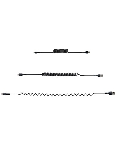 StarTech.com Cavo Lightning a USB- A da 50 cm Certificato MFi, Cavetto iPhone Spiralato di Ricarica Alimentazione, Resistente