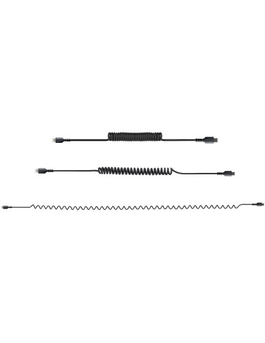 StarTech.com Cavo USB-C a Lightning da 1m Certificato MFi, Cavetto iPhone Spiralato di Ricarica Alimentazione, Resistente Cavo