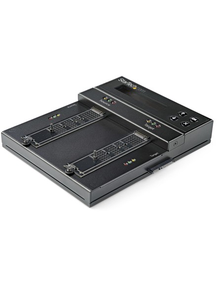 StarTech.com Duplicatore SSD HDD M.2 SATA e M.2 Nvme - Clonatore Eraser per dischi SSD Nvme M.2 PCIe AHCI - M.2 SATA -