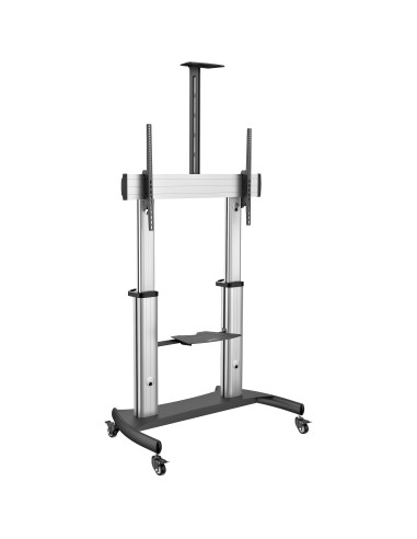 StarTech.com Mobile TV Stand girevole su ruote - Carrello porta TV resistente per schermi da 60-100" (100kg) - Supporto tv da