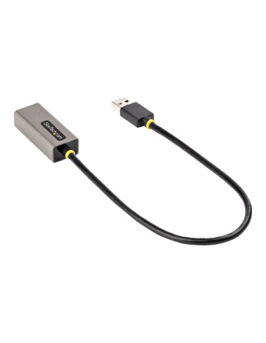 StarTech.com Adattatore USB Ethernet, Convertitore USB 3.0 a Ethernet 10 100 1000 Gigabit per Laptop, Cavo integrato 30 cm,