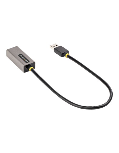 StarTech.com Adattatore USB Ethernet, Convertitore USB 3.0 a Ethernet 10 100 1000 Gigabit per Laptop, Cavo integrato 30 cm,