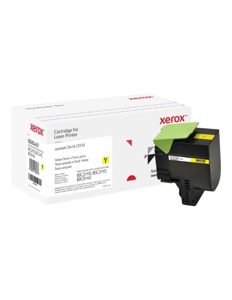 Everyday Toner Giallo compatibile con Lexmark 80C2HY0 80C2HYE 80C0H40, Resa elevata