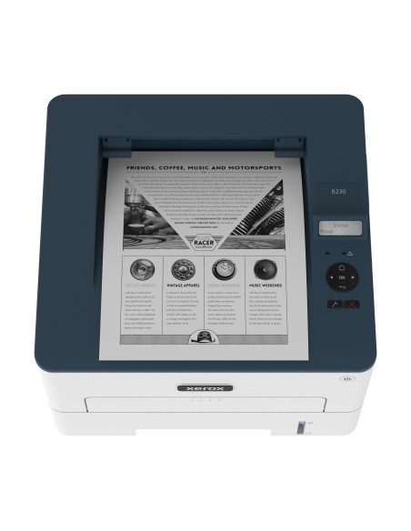 Xerox B230 A4 34 ppm Stampante fronte retro wireless PCL5e 6 2 vassoi Totale 251 fogli