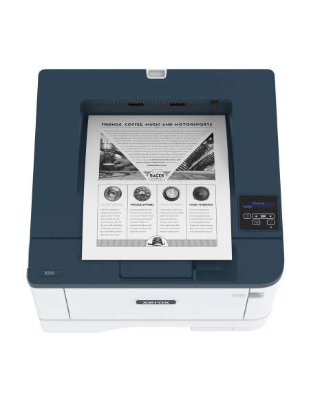 Xerox B310 A4 40 ppm Stampante fronte retro wireless PS3 PCL5e 6 2 vassoi Totale 350 fogli