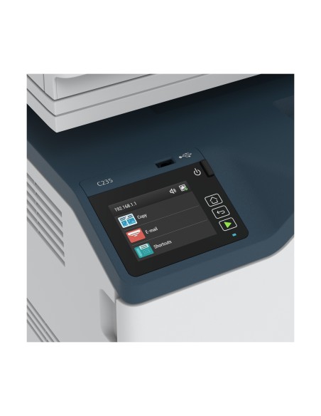 Xerox C235 A4 22 ppm Copia Stampa Scansione Fax wireless PS3 PCL5e 6 ADF 2 vassoi Totale 251 fogli