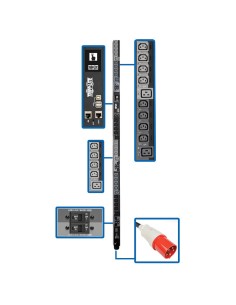 Tripp Lite PDU3XEVSR6G63B unità di distribuzione dell'energia (PDU) 30 presa(e) AC 0U Nero