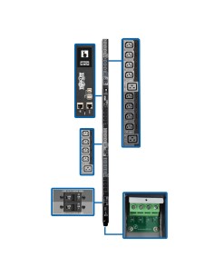 Tripp Lite PDU3XEVSRHWB unità di distribuzione dell'energia (PDU) 30 presa(e) AC 0U Nero