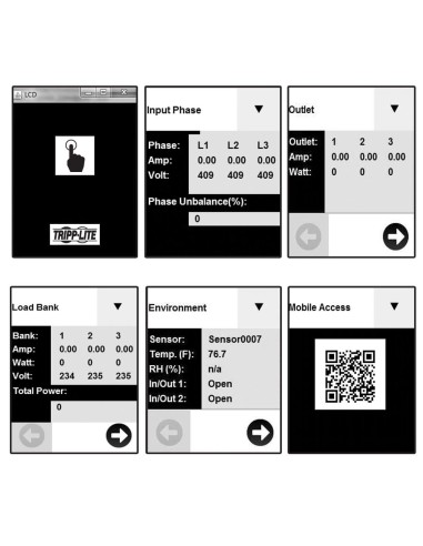 Tripp Lite PDU3XEVSRHWB unità di distribuzione dell'energia (PDU) 30 presa(e) AC 0U Nero