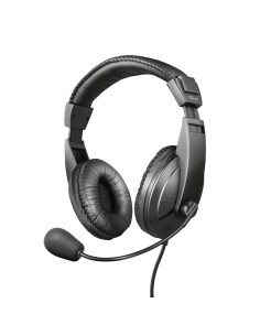 Trust 21661 cuffia e auricolare Cablato A Padiglione Musica e Chiamate Nero