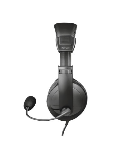Trust 21661 cuffia e auricolare Cablato A Padiglione Musica e Chiamate Nero