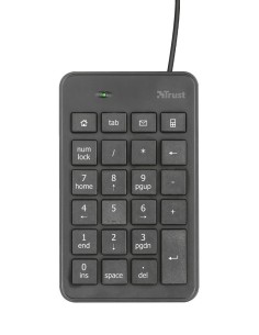 Trust 22221 tastierino numerico Notebook PC USB Nero 2