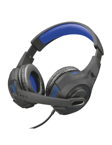 Trust GXT 307B Ravu Gaming Headset for PS4 Auricolare Cablato A Padiglione Giocare Nero, Blu