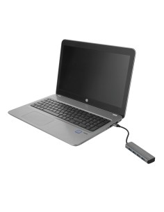Trust Halyx Aluminium 4-Port USB 3.2 Hub Grigio 2