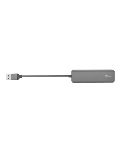 Trust Halyx Aluminium 4-Port USB 3.2 Hub Grigio