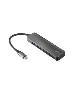 Trust 23328 hub di interfaccia USB 3.2 Gen 1 (3.1 Gen 1) Type-A 5000 Mbit s Grigio