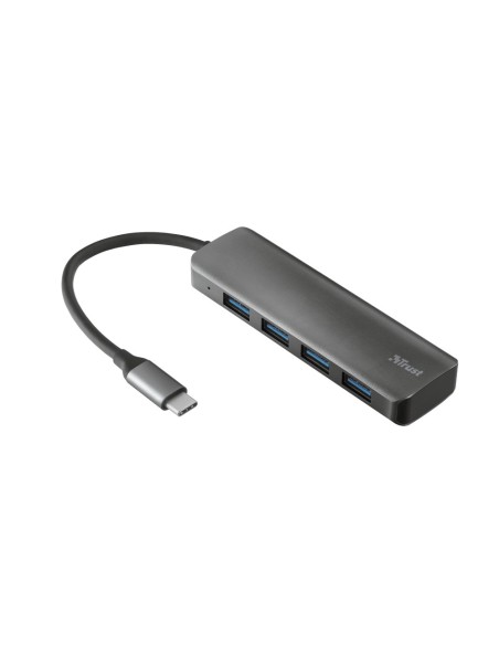 Trust 23328 hub di interfaccia USB 3.2 Gen 1 (3.1 Gen 1) Type-A 5000 Mbit s Grigio