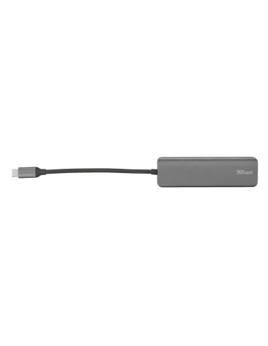 Trust 23328 hub di interfaccia USB 3.2 Gen 1 (3.1 Gen 1) Type-A 5000 Mbit s Grigio