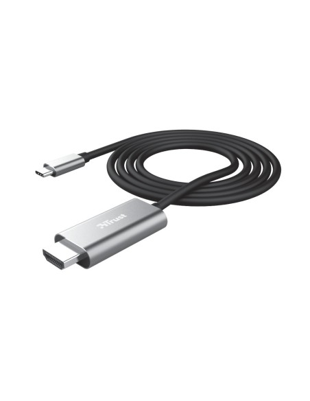 Trust Calyx adattatore grafico USB Nero, Metallico