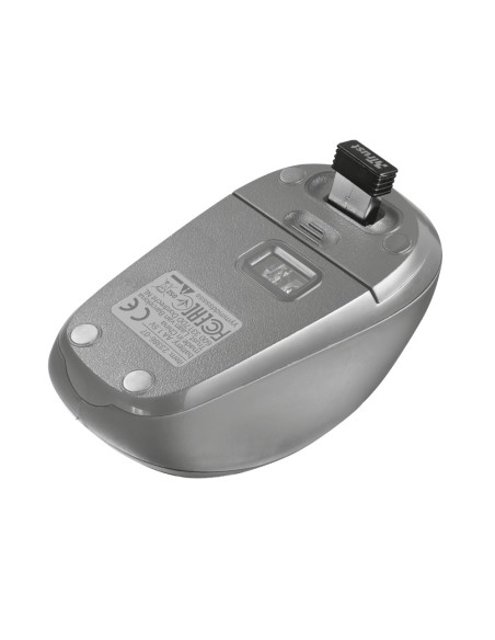 Trust Yvi mouse Ambidestro RF Wireless Ottico 1600 DPI