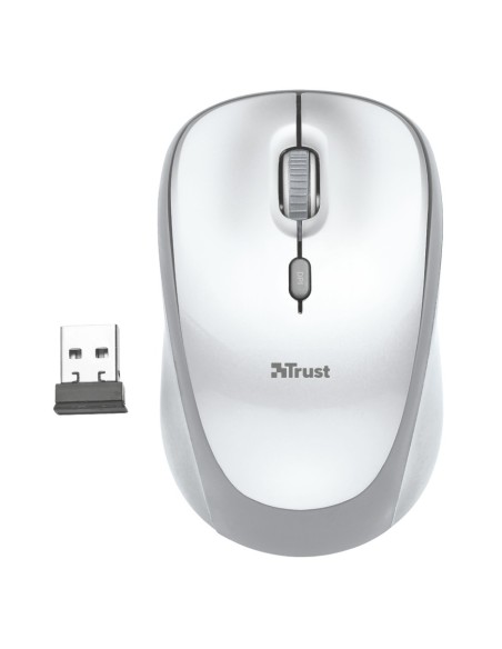 Trust Yvi mouse Ambidestro RF Wireless Ottico 1600 DPI