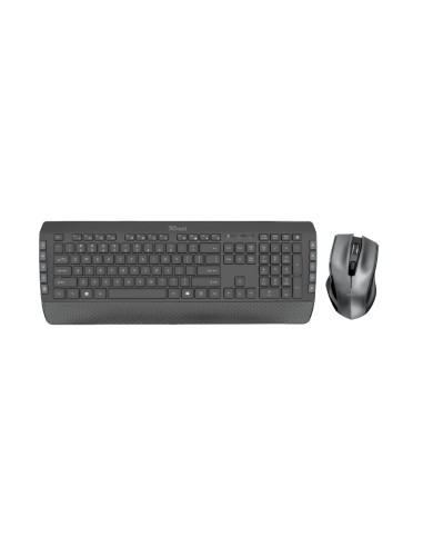 Trust Tecla-2 tastiera Mouse incluso RF Wireless QWERTY Italiano Nero
