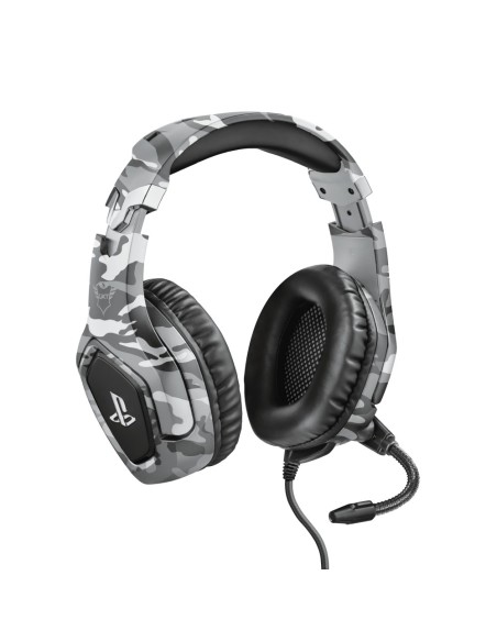 Trust GXT 488 Forze PS4 Auricolare Cablato A Padiglione Giocare Nero, Grigio