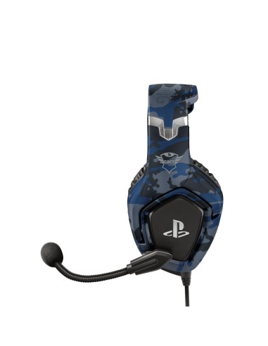 Trust GXT 488 Forze PS4 Auricolare Cablato A Padiglione Giocare Nero, Blu