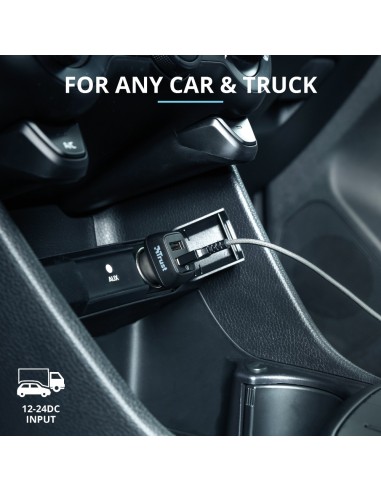 Trust 23562 Caricabatterie per dispositivi mobili Nero Auto