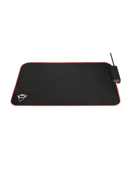 Trust GXT 765 Glide-Flex RGB Tappetino per mouse per gioco da computer Nero, Rosso
