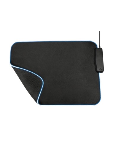 Trust GXT 765 Glide-Flex RGB Tappetino per mouse per gioco da computer Nero, Rosso