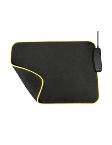 Trust GXT 765 Glide-Flex RGB Tappetino per mouse per gioco da computer Nero, Rosso