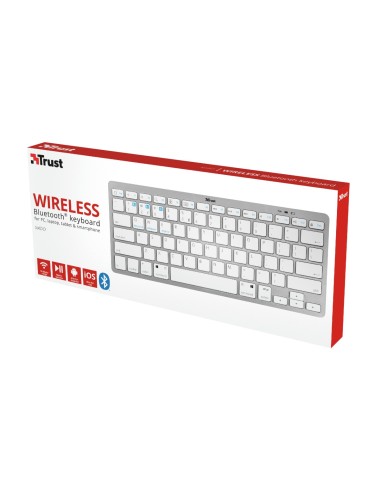 Trust Nado Bluetooth Wireless tastiera QWERTY Italiano Bianco